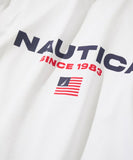 NAUTICA ( JAPAN ) Made in USA Heavyweight Oversized Crew Neck Print T-Shirt Type 1