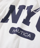 NAUTICA ( JAPAN ) Made in USA Heavyweight Oversized Crew Neck Print T-Shirt Type 2