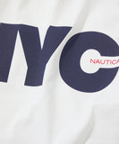 NAUTICA ( JAPAN ) Made in USA Heavyweight Oversized Crew Neck Print T-Shirt Type 3