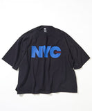 NAUTICA ( JAPAN ) Made in USA Heavyweight Oversized Crew Neck Print T-Shirt Type 3