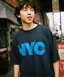 NAUTICA ( JAPAN ) Made in USA Heavyweight Oversized Crew Neck Print T-Shirt Type 3