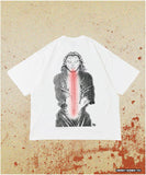 [ Pre-order ] FREAK'S STORE x SON OF OGRE BAKI HANMA 35th Printed Crew-Neck T-Shirt