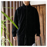 MASTERMIND WORLD 25A/W VELOUR TRACK JACKET [ MW25S15-BL028 ]