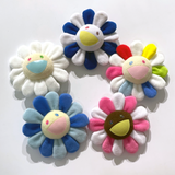 Murakami Takashi kaikaikiki Flower Plush Badge Keychain