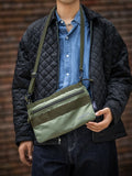 COMME des GARCONS HOMME x BRIEFING CHECKERED REVERSIBLE SACOCHE [ HR-K209-051 ]