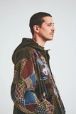 KUON Sashiko Crest Snow Parka
