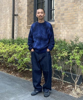 BEAMS JAPAN INDIGO ALAN KNIT