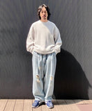 BEAMS JAPAN Thermal Crew Neck