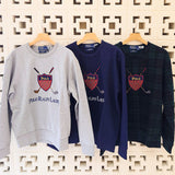 BEAMS x POLO RALPH LAUREN GOLF CREST LOGO SWEATSHIRT cotwo