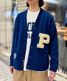 BEAMS x POLO RALPH LAUREN LS V-NECK VARSITY CARDIGAN