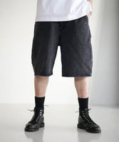 BEAMS JAPAN MONSTER STRETCH DENIM PAINTER SHORTS