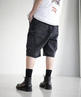 BEAMS JAPAN MONSTER STRETCH DENIM PAINTER SHORTS