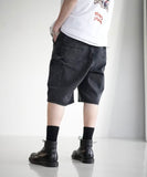 BEAMS JAPAN MONSTER STRETCH DENIM PAINTER SHORTS