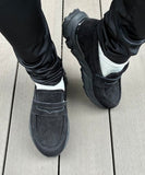 BEAMS Suede Sneaker Loafers
