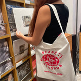 BEAMS RECORDS Twill Cotton Shopper