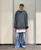 BEAMS JAPAN Shaggy Crew Neck