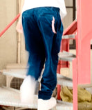 BEAMS JAPAN 2-Pleat Indigo Corduroy Pants