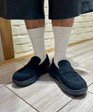 BEAMS Suede Sneaker Loafers