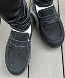 BEAMS Suede Sneaker Loafers