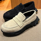 BEAMS Suede Sneaker Loafers