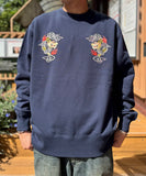 BEAMS x TAILOR TOYO SUKA CREW SWEAT EMBROIDERED