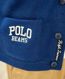 BEAMS x POLO RALPH LAUREN LS V-NECK VARSITY CARDIGAN