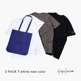 Yohji Yamamoto 26A/W 3 PACK TEE + TOTE BAG [ FW-T51-058-1 ]