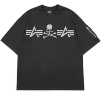 mastermind JAPAN x ALPHA INDUSTRIES CIGER POCKET SS TEE BIG [ MW24C13-TS105 ]