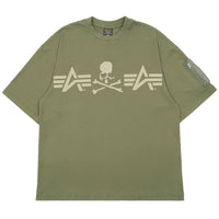 mastermind JAPAN x ALPHA INDUSTRIES CIGER POCKET SS TEE BIG [ MW24C13-TS105 ]