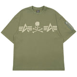 mastermind JAPAN x ALPHA INDUSTRIES CIGER POCKET SS TEE BIG [ MW24C13-TS105 ]