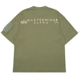 mastermind JAPAN x ALPHA INDUSTRIES CIGER POCKET SS TEE BIG [ MW24C13-TS105 ]