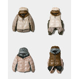 beautiful people x NANGA multilayering down vest blouson