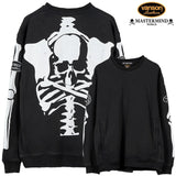 MASTERMIND WORLD x VANSON REGULAR FIT DAMEGED CREWNECK SWEATSHIRT