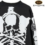 MASTERMIND WORLD x VANSON REGULAR FIT DAMEGED CREWNECK SWEATSHIRT