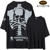 MASTERMIND WORLD x VANSON BOXY FIT DAMEGED THERMAL S/S TEE