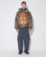 beautiful people x NANGA multilayering down vest blouson
