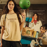 [ Pre-order ] STARBUCKS STAND by BEAMS Logo PVC Shopper Tote Bag S