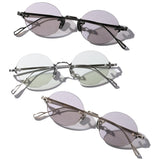 SOPHNET. BASIC LINE KANEKO OPTICAL TITANIUM RIMLESS SUNGLASSES ROUND [ SOPH-000100 ]