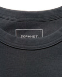 SOPHNET. 24S/S HEM RIBBED S/S TOP [ SOPH-240056 ]