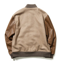 SOPHNET. 24A/W LEATHER SLEEVE VARSITY JACKET [ SOPH-242009 ]