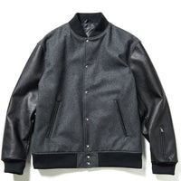 SOPHNET. 24A/W LEATHER SLEEVE VARSITY JACKET [ SOPH-242009 ]