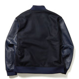 SOPHNET. 24A/W LEATHER SLEEVE VARSITY JACKET [ SOPH-242009 ]