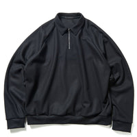 SOPHNET. 24A/W HARD MELTON HALF ZIP L/S POLO [ SOPH-242012 ]