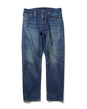 SOPHNET. 24A/W DAMAGED STRETCH DENIM TAPERED PANTS [ SOPH-242022 ]