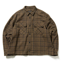 SOPHNET. 24A/W TWEED COTTON CHECK CPO SHIRT [ SOPH-242023 ]