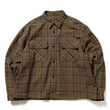 SOPHNET. 24A/W TWEED COTTON CHECK CPO SHIRT [ SOPH-242023 ]