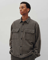 SOPHNET. 24A/W TWEED COTTON CHECK CPO SHIRT [ SOPH-242023 ]