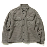 SOPHNET. 24A/W TWEED COTTON CHECK CPO SHIRT [ SOPH-242023 ]