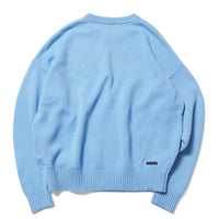 SOPHNET. 24A/W WOOL CASHMERE OVERSIZED CREWNECK KNIT [ SOPH-242076 ]