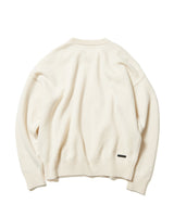 SOPHNET. 24A/W WOOL CASHMERE OVERSIZED CREWNECK KNIT [ SOPH-242076 ]